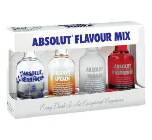 Picture of Absolut Flavours 4pk 50ml Mins