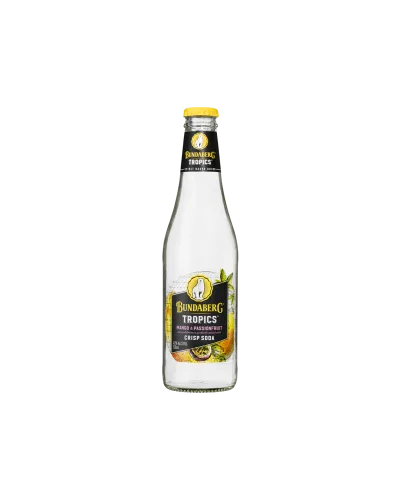 Picture of Bundaberg Tropics Mango & Passionfruit with Soda 4 x  330mL- 4 Pack