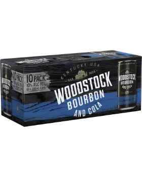 Picture of Woodstock & Cola 8% 10P Cans 375 ml