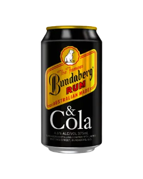Picture of Bundaberg Red & Cola Can 4.6% 375 ml