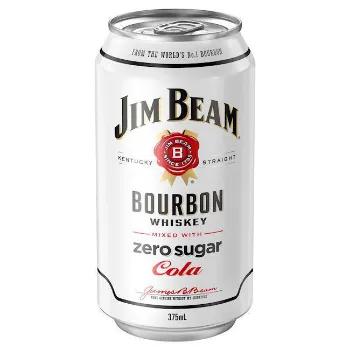 Picture of Jim Beam & Zero 4.8% Cube 375 ml