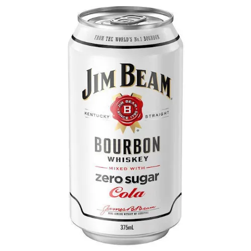 Picture of Jim Beam & Zero 4.8% Cube 375 ml