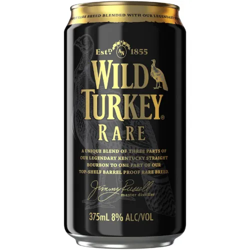 Picture of Wild Turkey Rare & Cola 8% Cans 375 ml