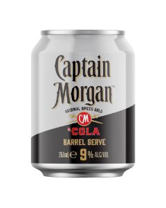 Picture of Captain Morgan & Cola 6% Can 375 ml