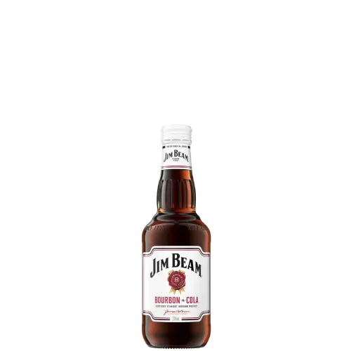 Picture of Jim Beam White Label Kentucky Straight Bourbon Whiskey & Cola 4.8% 24 x 330ml Carton