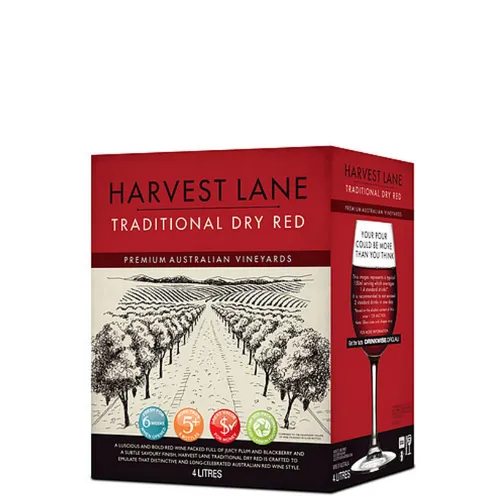 Picture of Harvest Lane Traditional Dry Red Cask 4L